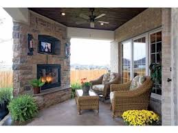 European Style House Plan 4 Beds 2 5 Baths 2889 Sq Ft Plan 17 3284 Outdoor Covered Patio Outdoor Living Trends Outdoor Living Space