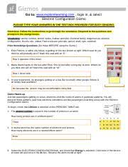 There is an answer key provided for each of the student resources for the. Electron Configuration Gizmo Student Exploration Guide Go To Www Explorelearning Com Login In Select Electron Configuration Gizmo Please Type Your Course Hero