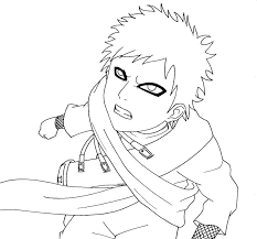 He commands the sand and works with naruto now. Gaara Coloring Pages Coloring Pages 2019 Coloring Home