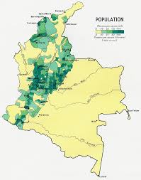Busca lugares y direcciones en colombia con nuestro mapa callejero. Colombia Population Map