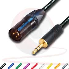 The connectors are circular in design and have between three and seven. Pseudo Balanced 3 5mm Stereo Mini Jack To Mono Male Xlr Lead Gold Neutrik Cable Ebay