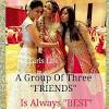Triple Quotes On Group Of 3 Friends