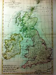 Angleterre & irlande & ecosse. Carte Des Isles Britanniques Contenant Les Royaumes D Angleterre D Ecosse Et D Irlande Ida Victoire