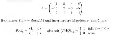 Dann ist a_i*a_j=a_(i\cap j), folglich produkt(a_i,\#i=r)=a_\0=0. Matrix Inverse Berechnen Edit R Rang A P Und Q Invertierbare Matrizen Mathelounge