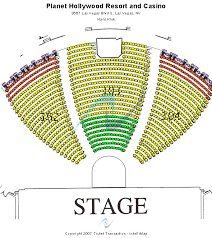 Planet Hollywood Theater Of The Performing Arts Seating Chart