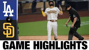 Obtén actualizaciones de la ficha del juego entre san diego padres vs. Padres Smash Three Homers Vs Dodgers Dodgers Padres Game Recap 8 3 20 Youtube