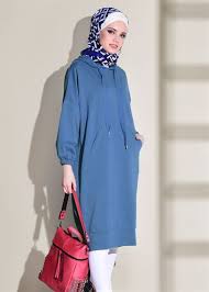 T 36361 Ikoll Kapson Detayli Spor Uzun Tunik Moda Stilleri Tunik Giyim