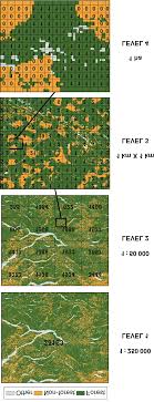 Illustration of the four analysis units used to calculate the EOSD...
