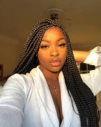 Black And Brown Box Braids On Dark Skin Pin On B References Hair