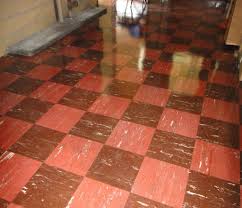Waxing Asbestos Floor Tiles Asbestos Tile Tile Floor Checkered Floors