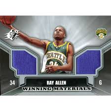 Maybe you would like to learn more about one of these? Ray Allen 2005 06 Upper Deck Spx Winning Materials Jersey Card