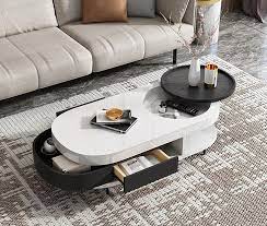 Modern Simple Tea Tray Small Family Personality Black And White Tea Table Combination Furniture Creative Fashion Coffee Table Shelf Decor Living Room Furniture