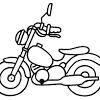 Sélectionne le coloriage de moto qui te convient lie mieux afin de colorier avec tes amis tes motos préférés. 1