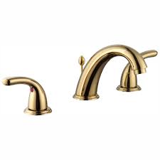Certain brass faucets come with an adjustable height feature so you can fit your faucet over any size sink. Glacier Bay Builders 8 In Widespread 2 Handle High Arc Bathroom Faucet In Polished Brass Hd67364w 6b02 The Home Depot