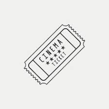 Download Retro Cinema Ticket Monochrome Icon On White Background Cinema Ticket Cinema Event Tickets Design