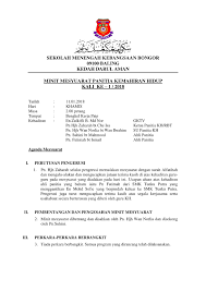 Sangat bagus untuk dijadikan contoh. Minit Mesyuarat Panitia 1 2018