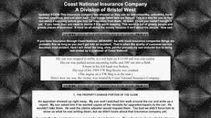 Find updated content daily for coast national insurance. 2