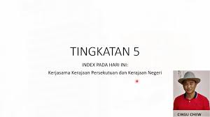 Polisi dan garis panduan agensi. F5 Kerjasama Kerajaan Persekutuan Dan Kerajaan Negeri Youtube