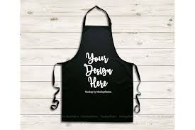 And if you are designing one for your client, create a here's a vibrant and realistic free apron mockup that you can use for the presentation and polishing of your designs. Black Apron Mockup Blank Apron Template Graphic By Mockup Station Creative Fabrica