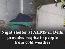 Nobody can read the doctor's hand. Homeless Take Refuge In Night Shelters Amid Cold Spell In Delhi