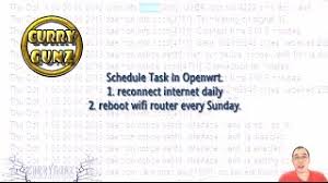 My router is a wrt1900ac v1. Openwrt Schedule Task Reconnect Internet Automatically Youtube