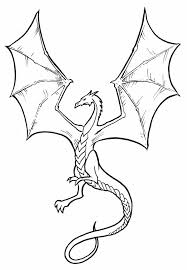 Simple Dragon Drawing Dragon Coloring Page Dragon Drawing Easy Dragon Drawings