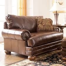 One can purchase these items in stores you maybe also be a able to by leather chairs from general shops like john lewis which sell a wide range of leather chairs on the internet and in store. Durablend Antique Chair And A Half Signature Design By Ashley Furniture Furniturepick