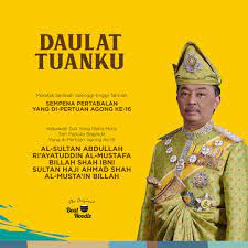 Penuh istiadat pertabalan al sultan abdullah ri ayatuddin al mustafa billah shah 30 julai 2019. Ljestve Teme Agongke16 Na Twitteru