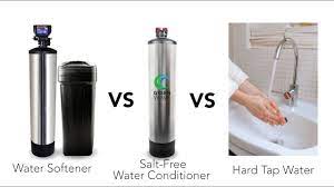 Check out this information about water softeners before you make a decision to invest in one. Benefits Of Soft Water Water Softener Vs Salt Free Water Conditioner Vs Tap Water Youtube