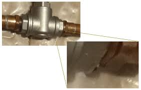 A common mistake made by homeowners is using disconnect the leaking joint, using adjustable wrenches or pliers. Sealing A Water Pipe Leak With Hardening Compound Without Disassembly Home Improvement Stack Exchange