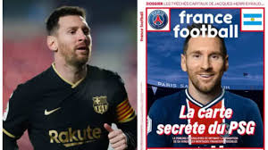 Are the psg players working behind the scenes to make this happen? Lionel Messi Photoshopped In A Psg Jersey In France Football S Cover Page