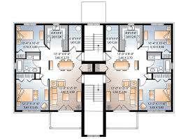 Plan 21603dr 6 Unit Modern Multi Family Home Plan Family House Plans House Plans Apartment Floor Plans