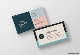 Business cards are the tools that help you live a lasting effect in the minds of your audience or free retro personal business card psd. Two Minimalist Business Card Layouts Stock Template Adobe Stock