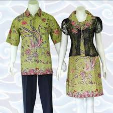 37 Model Desain Baju Batik Couple Terbaru Gaun Batik Pakaian Wanita Model Pakaian Wanita