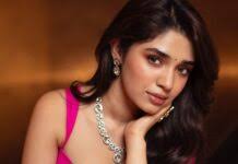 Priya Varrier 'Blushing in Pink' Saree from Anjali Varma's collection!