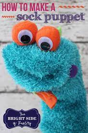 Thebrightsideofreality Com Diy Sock Puppets Sock Puppets Puppets For Kids