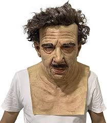 Realistic Old Man Mask with Hair Wrinkle Old Person Full Head Mask Costume  Props for Halloween : Amazon.sg: Fashion