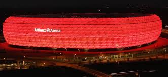 The backlit shell transforms the building into a. Allianz Arena Archives The Stadium Business