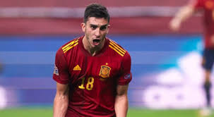 He has dark brown color hair and dark brown color eyes. Ferran Torres Player Rating And Performance V Germany