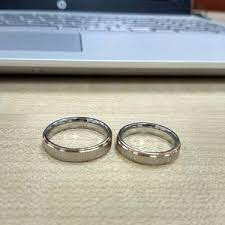 Handmade Customize 18k Gold Filled Matching Wedding Bands Etsy Titanium Ring Set Anniversary Ring Set Couples Ring Set