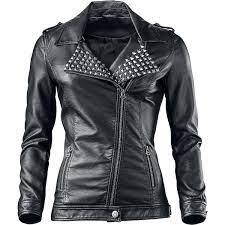 Studded Faux Leather Jacket Girls Black Leather Jacket Studded Faux Leather Jacket Black Faux Leather Jacket