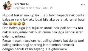 Lucky, 34 tahun, dan sandra, 27 tahun, adalah pasangan suami istri harmonis yang dikaruniai satu orang putri 3 tahun yang lucu. Tak Kisah Urus Anak2 Masa Isteri Pantang Suami Perfect 10 Ini Wajar Dicontohi Kisah Dunia