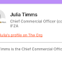 Profile Picture of Julia Timms - Chief Commercial Officer (cco) at IFZA - The Org (@theorg.com) on Google