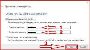 Under choose how you want to unlock this drive check the box for use my smart card to unlock the drive. Complete Feature Of Bitlocker Drive Encryption In Windows 10