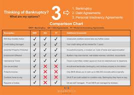 3 Options Sheet Bankruptcy Experts Whitsundays