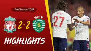 Sigue toda la actualidad futbolística e institucional del club y de la escuela de fútbol de mareo ¡te esperamos! Lfc 2 2 Sporting Lisbon Origi And Gini On Target At Yankee Stadium Youtube