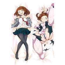 Sexy Girl Japanese Anime My Hero Academia Ochaco Uraraka Throw Otaku  Dakimakura Gifts Bedding Hugging Body Pillow Case 150x50 Cm - Pillow Case -  AliExpress