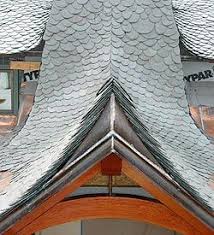 Slate Roof Schiefer Dach Naturschiefer Schiefer