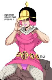dorkbum, hot pants (sbr), jojo no kimyou na bouken, steel ball run,  highres, 1girl, artist name, breasts, english text, hat, horseback riding,  large breasts, lips, lipstick, makeup, nipples, pink lips, riding, scarf,