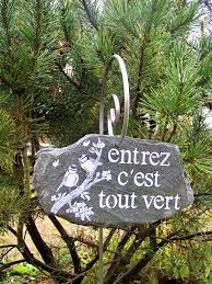 creationtrogodyte decoration de jardin en ardoise pancarte ardoise decorative mesange deco terrasse plaque de mais garden deco garden ornaments slate garden